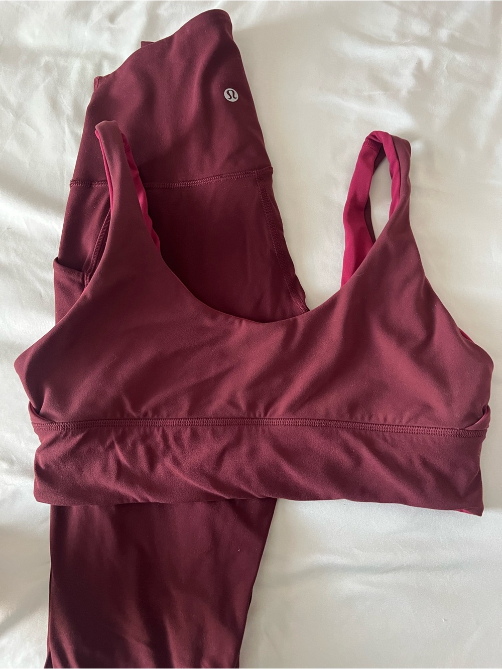 Lululemon- Align reversible Sports Bra (10) & Leggings (6) Set - Picture 2 of 10